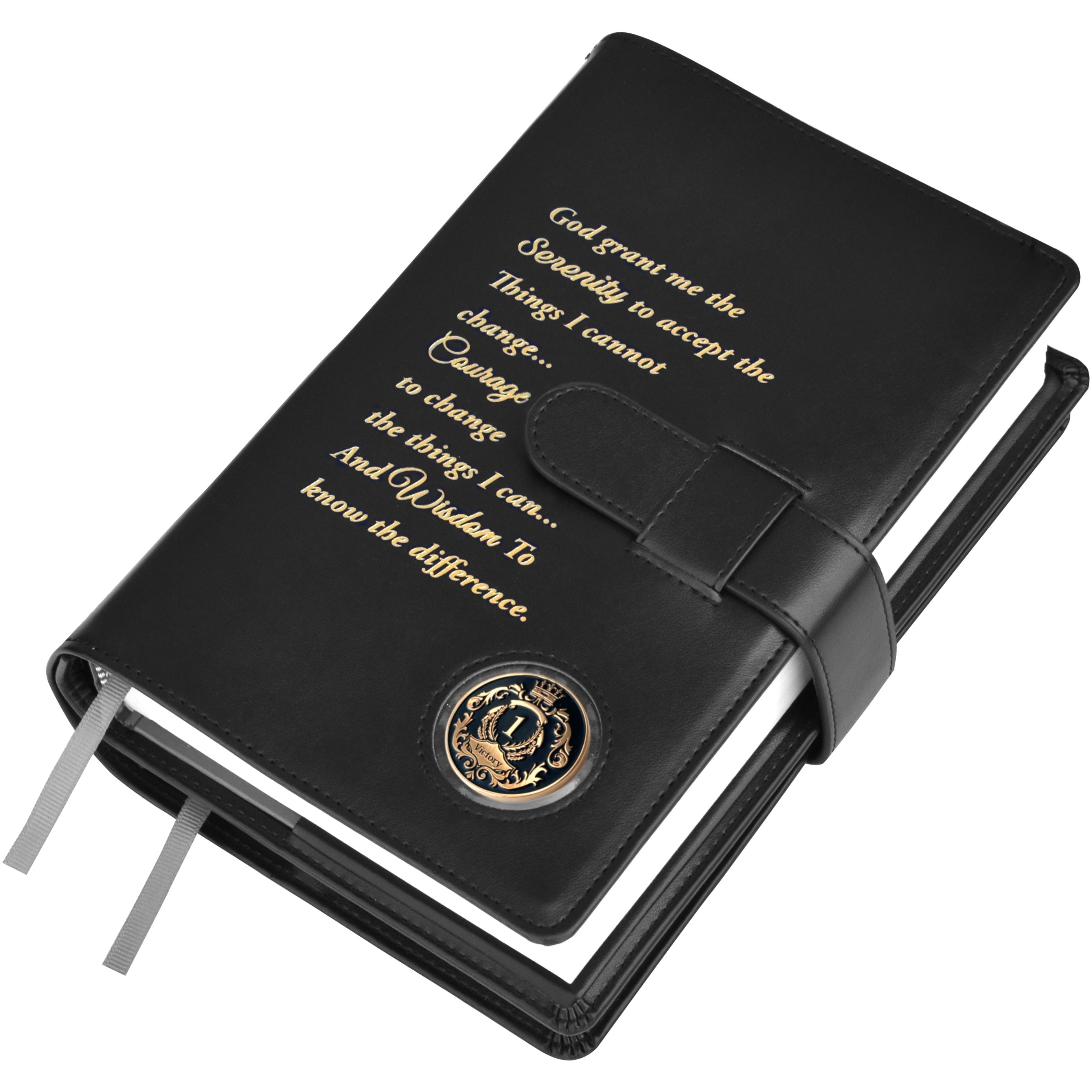 Double AA Big Book Cover & 12 Steps & 12 Traditions | by Galileo